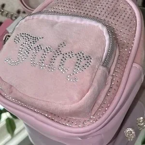 NWT Juicy Couture Pink Sparkle Mini Backpack NWT Juicy Couture Girls main image 2